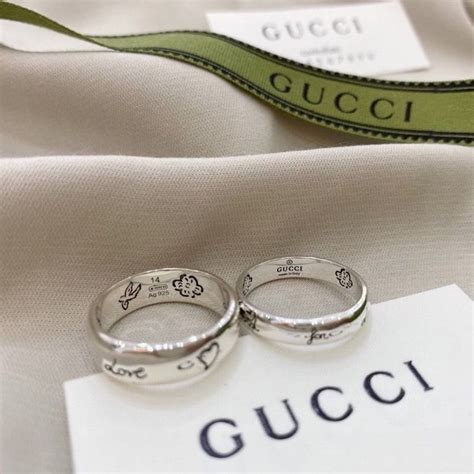 gucci ring couple|Gucci Silver Rings .